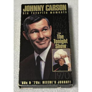 Johnny Carson: Favorite Moments The Tonight Show 60-70s VHS (1994) || pre-owned